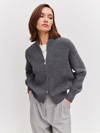 Бомбер из шерсти мериноса Эльба