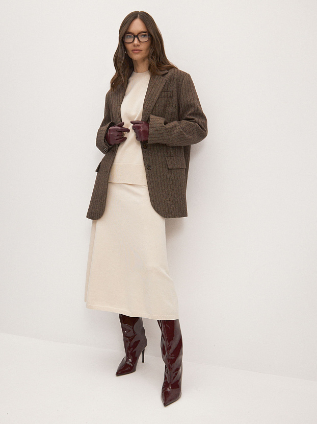 Сеул джемпер трикотажный (кремовый, 44-46)