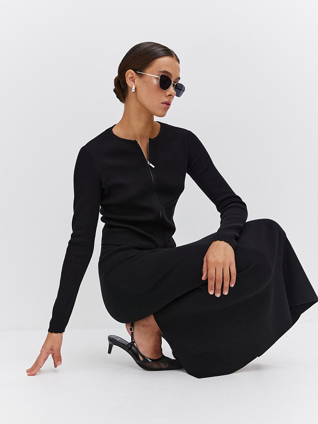 Соул жакет трикотажный (черный, 44-46)