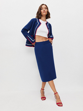 Юбка из хлопка и вискозы Моне