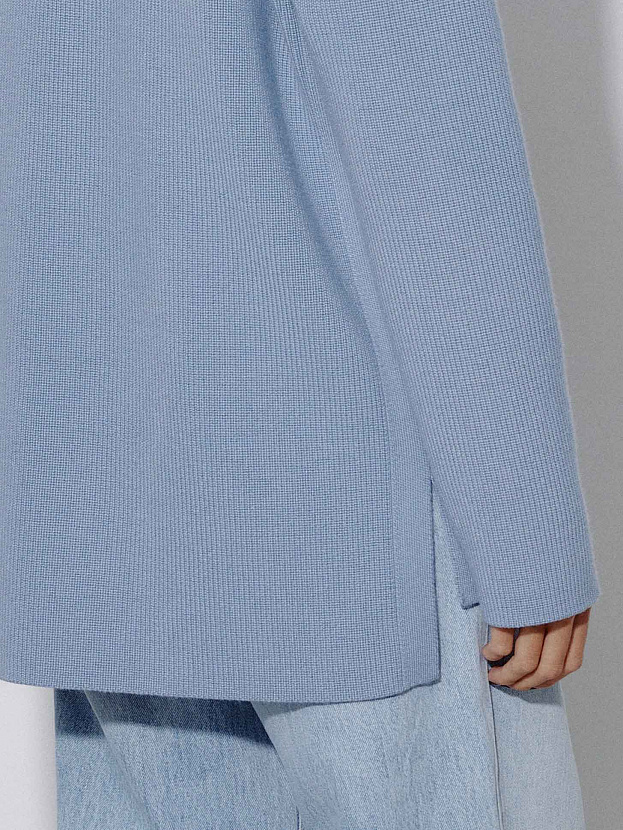 Голди джемпер трикотажный (серо-голубой, 44-46)