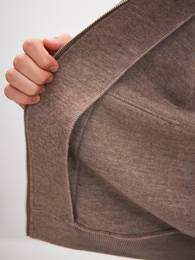 Арте кардиган (бомбер) трикотажный (какао, 44-46)