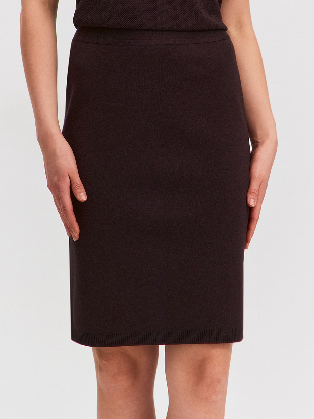 Жане юбка трикотажная (т.коричневый, 44-46)