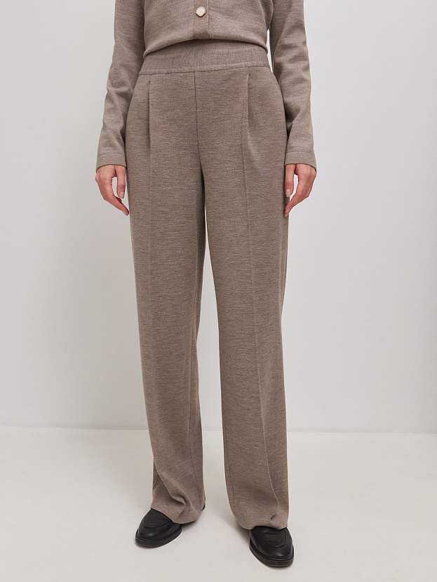 Арно брюки трикотажные (какао, 44-46/164-170)