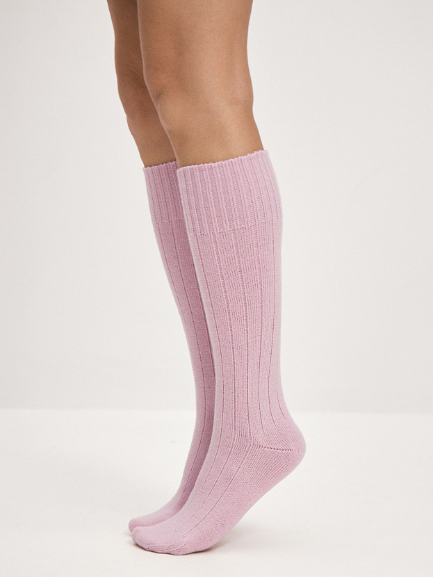 Гольфы трикотажные Степ (розовая камелия, 36-40)