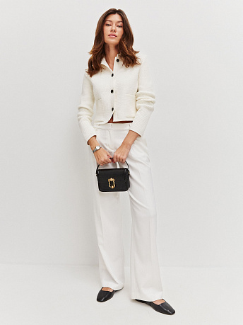 Жакет укороченный с фактурным узором Селена