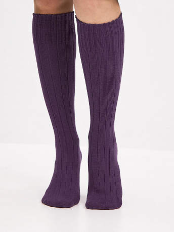 Гольфы трикотажные из шерсти мериноса Степ