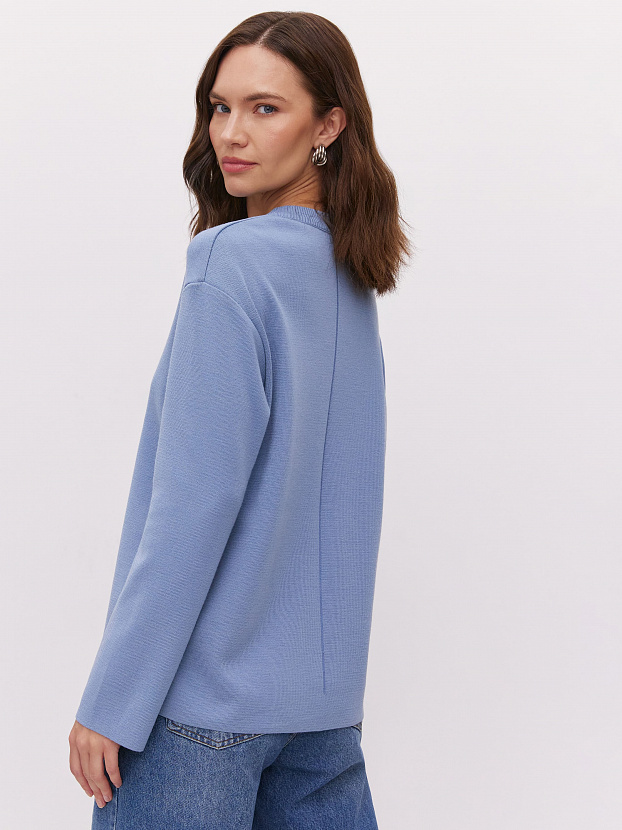 Меридиан джемпер трикотажный (серо-голубой, 44-46)