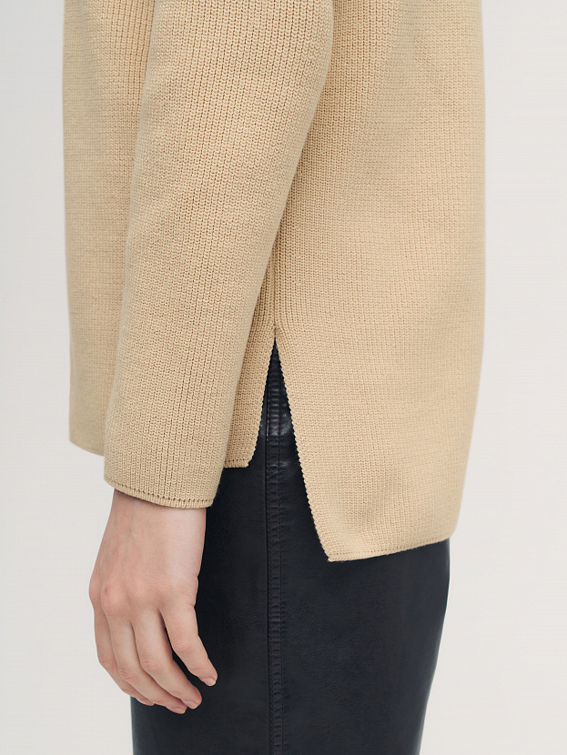 Райди джемпер трикотажный (песочный, 44-46)