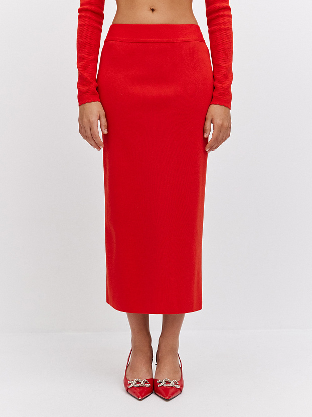 Матрикс юбка трикотажная (красный, 44-46)