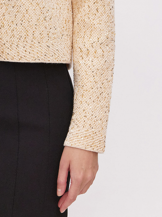 Антарес жакет трикотажный (ванильный, 44-46)