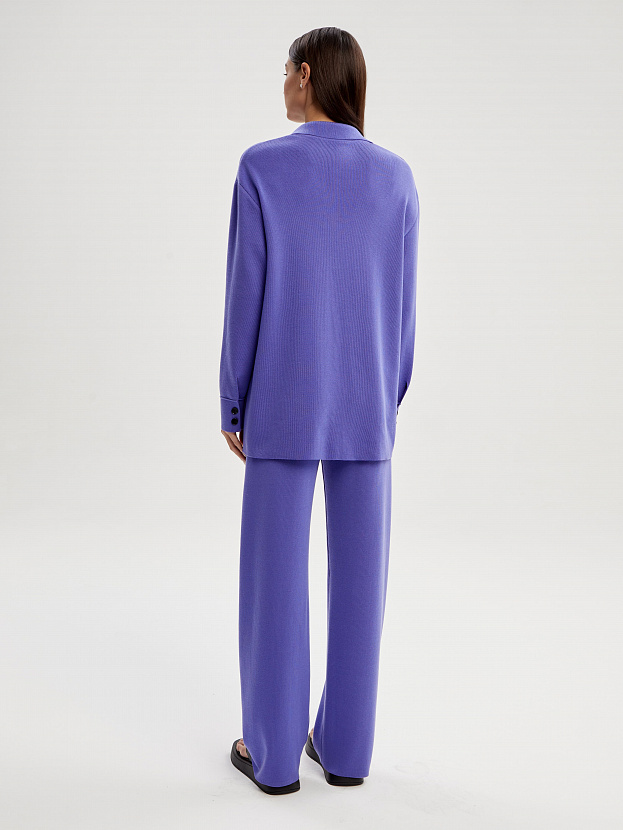 Портофино костюм (рубашка+брюки) трикотажный (фиолетовый, 40-42/164-170)