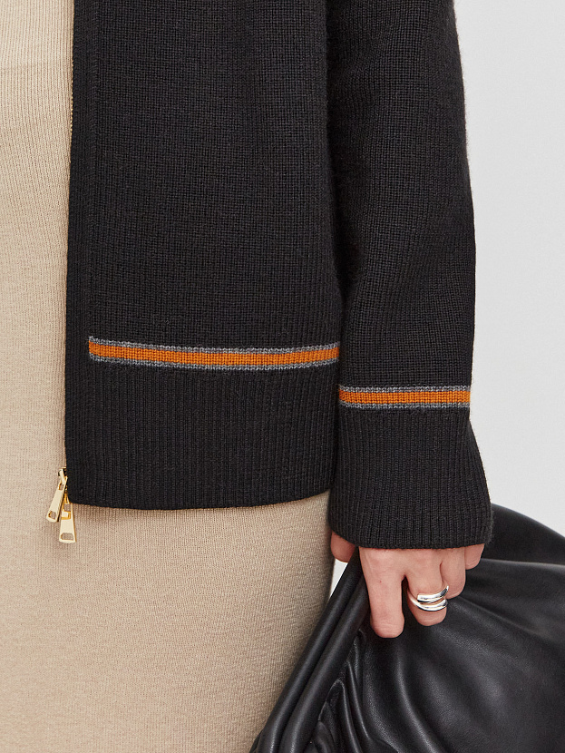 Азимут джемпер трикотажный (черный, 44-46)