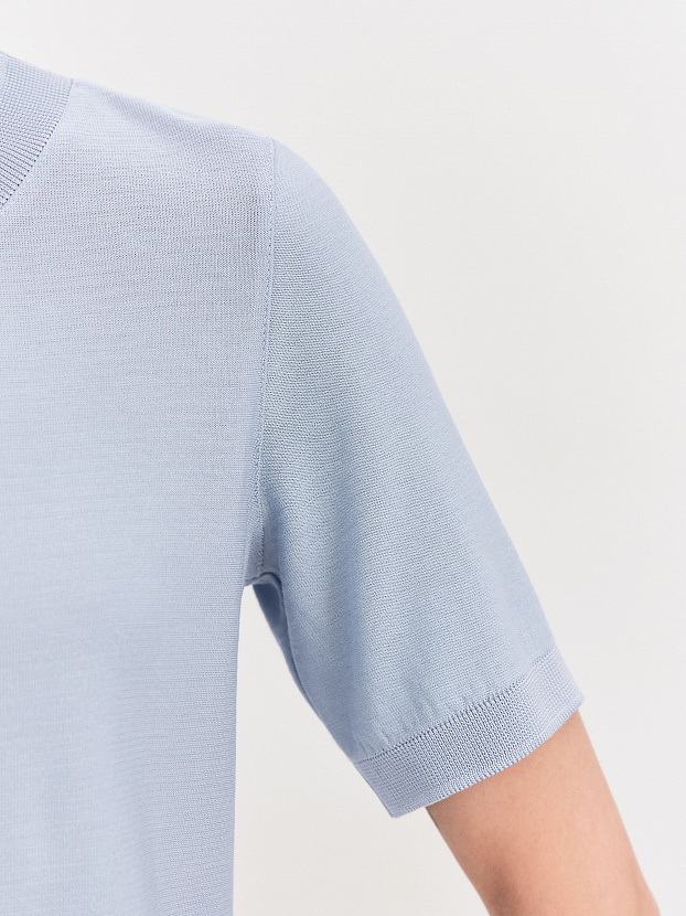 Мали джемпер (футболка) трикотажный (св.голубой, 44-46)