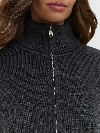 Джемпер из шерсти мериноса с высоким воротом Азимут