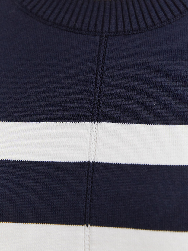 Астрид джемпер трикотажный (т.синий/белый, 44-46)