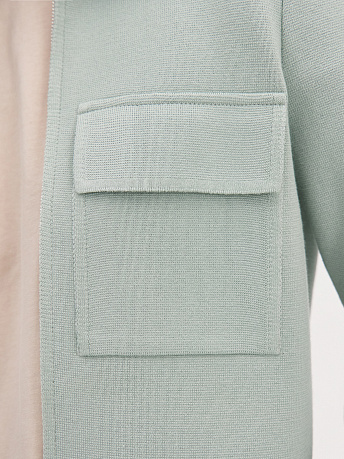 Жакет с акцентными карманами Давиль