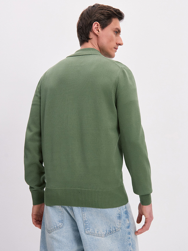 Ларго кардиган трикотажный (оливковый, 48/176-182)