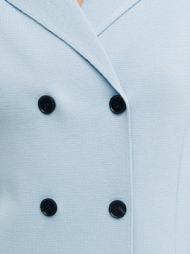 Диор жакет трикотажный (голубой, 46)