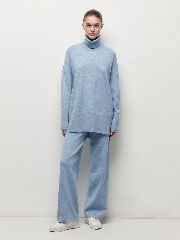 Сатурн костюм (джемпер+брюки) трикотажный (голубой, 40-42/164-170)