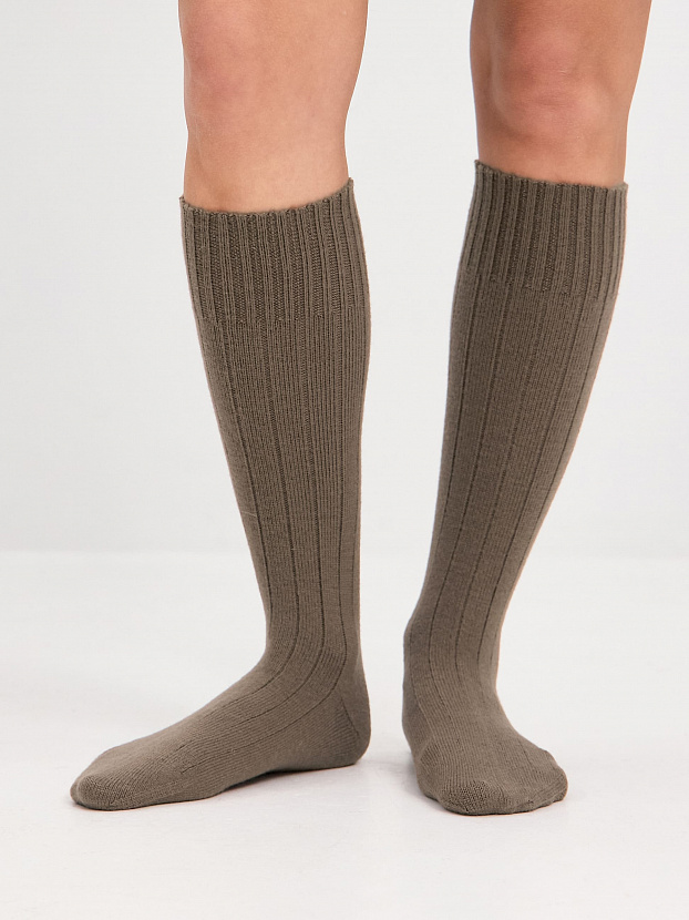 Гольфы трикотажные Степ (капучино, 36-40)