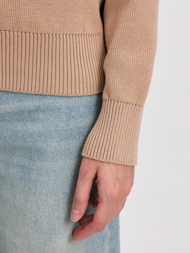 Латина кардиган трикотажный (бежевый, 44-46)