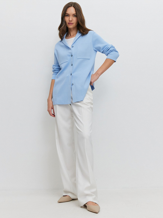 Фрида жакет трикотажный (св.голубой, 44-46)