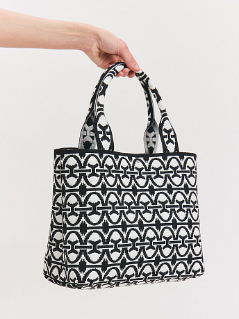 Сумка с жаккардовым рисунком
