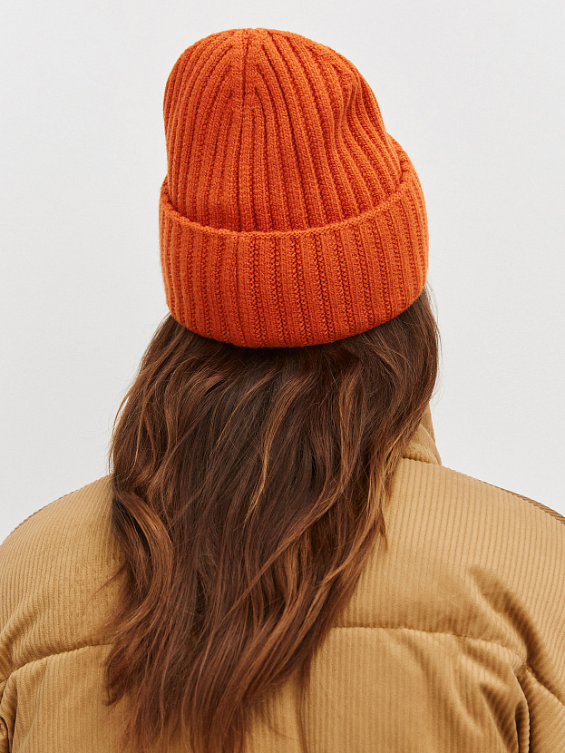 Лайт2 шапка трикотажная (ярко-оранжевый, 56-58)