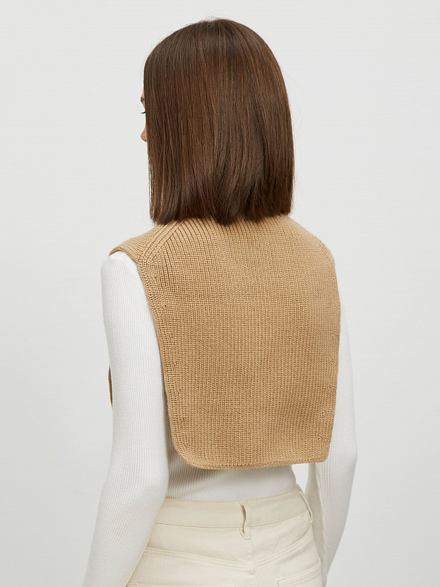 Катимо манишка трикотажная (светло-бежевый)