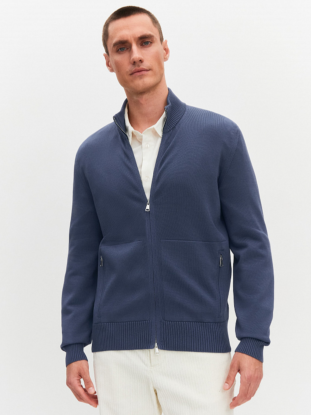 Коломбо кардиган трикотажный (джинсовый, 48/176-182)