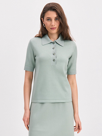 Джемпер поло с коротким рукавом Эрно