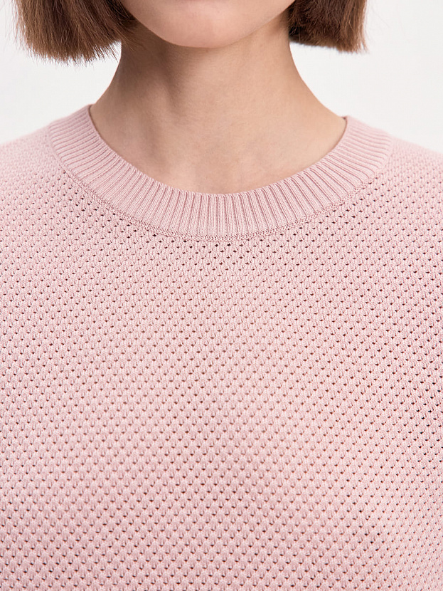 Элмонд джемпер (футболка) трикотажный (пудровый, 44-46)