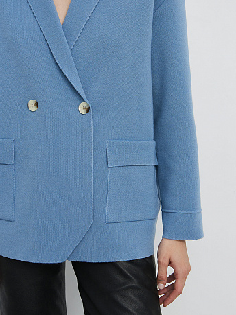 Пиджак двубортный из шерсти мериноса Фарго