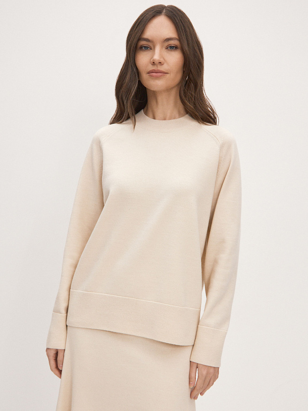 Сеул джемпер трикотажный (кремовый, 44-46)