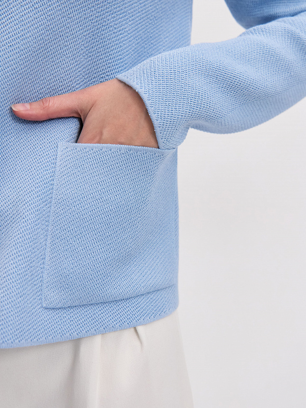 Милена жакет трикотажный (голубой, 44-46)