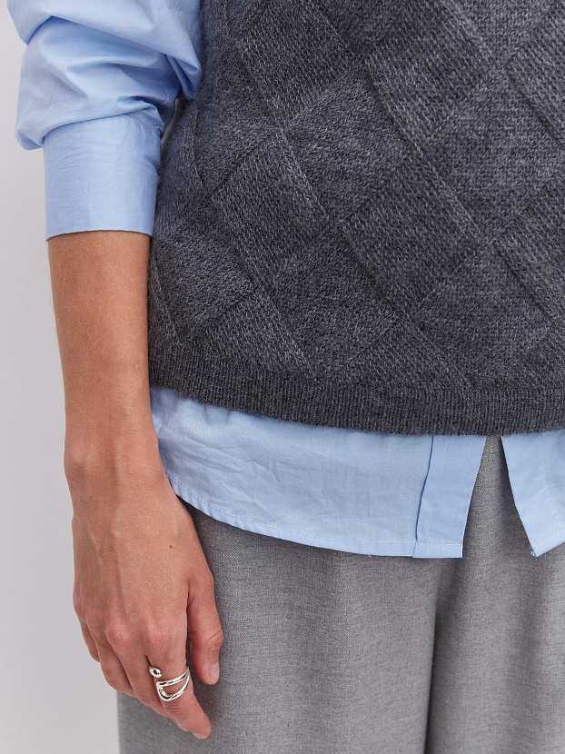 Дарина жилет трикотажный (маренго, 44-46)