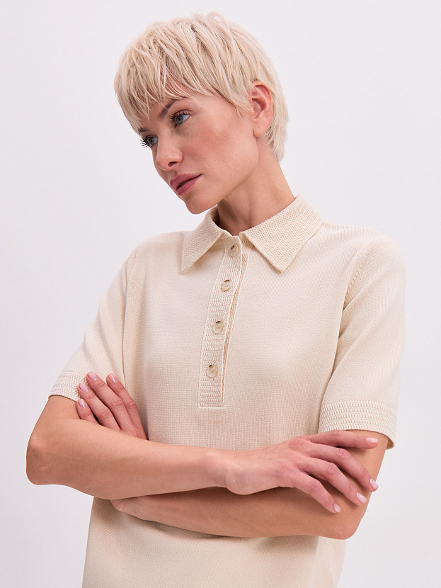 Эрно джемпер трикотажный (кремовый, 44-46)