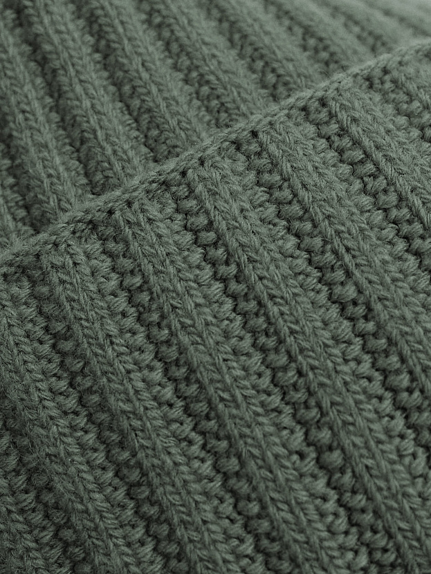 Лайт шапка трикотажная (темно-оливковый, 56-58)