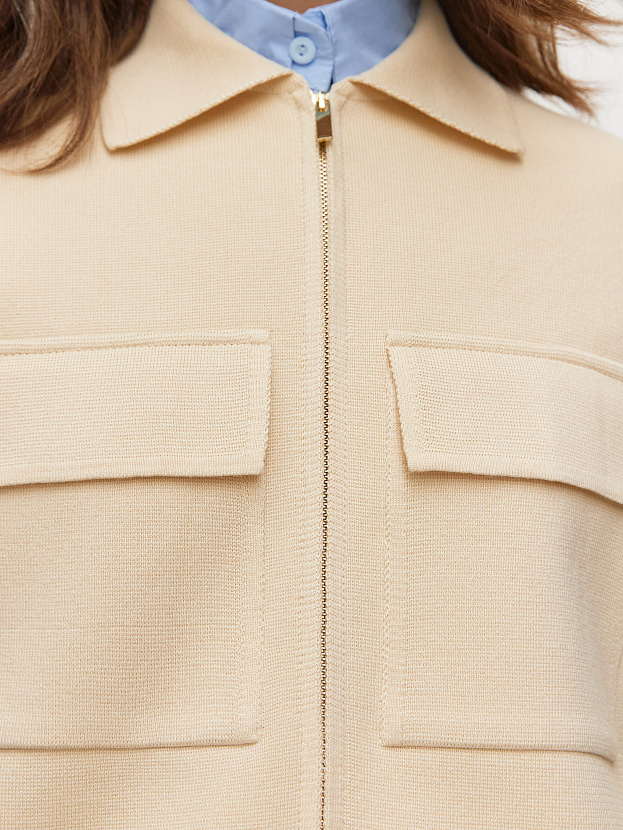 Давиль жакет трикотажный (кремовый, 44-46)