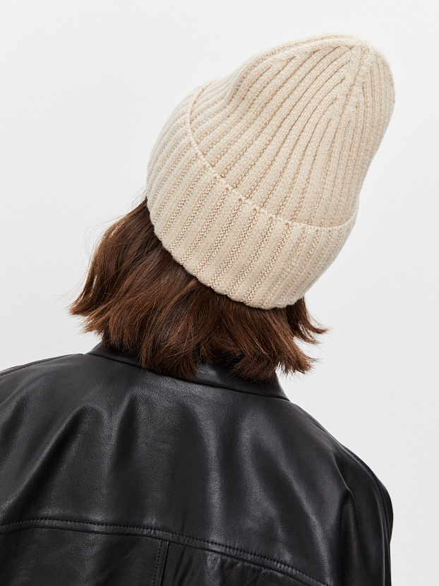 Лайт шапка трикотажная (кремовый, 56-58)