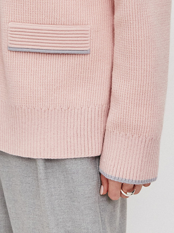 Кардиган из шерсти мериноса и мохера Амега