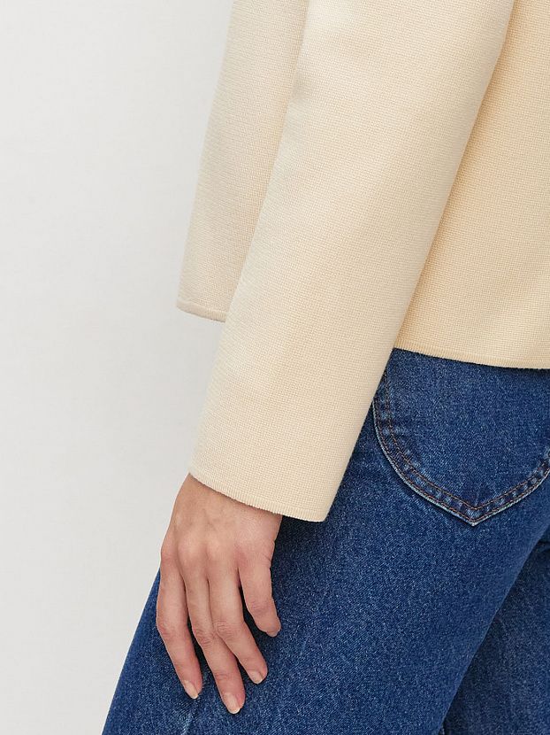 Давиль жакет трикотажный (кремовый, 44-46)