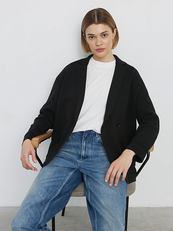 Пиджак двубортный из шерсти мериноса Фарго