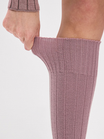 Гольфы трикотажные из шерсти мериноса Степ