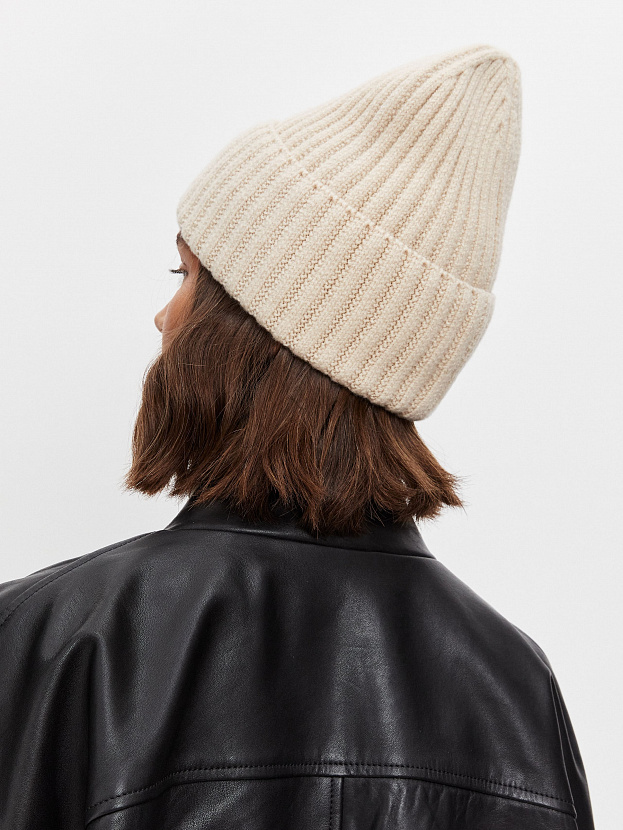 Лайт шапка трикотажная (кремовый, 56-58)