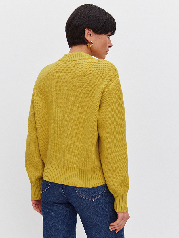 Эльба джемпер (бомбер) трикотажный (охра, 44-46)