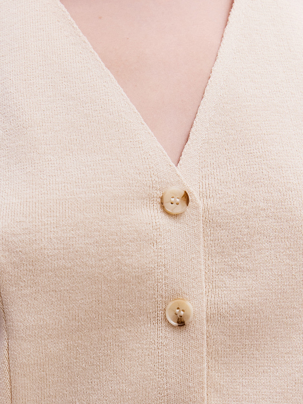 Трейси жилет трикотажный (кремовый, 44-46)