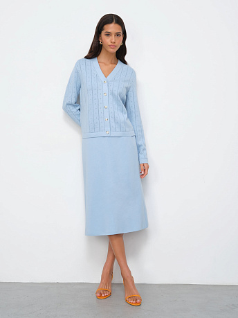 Юбка из хлопка и вискозы Моне