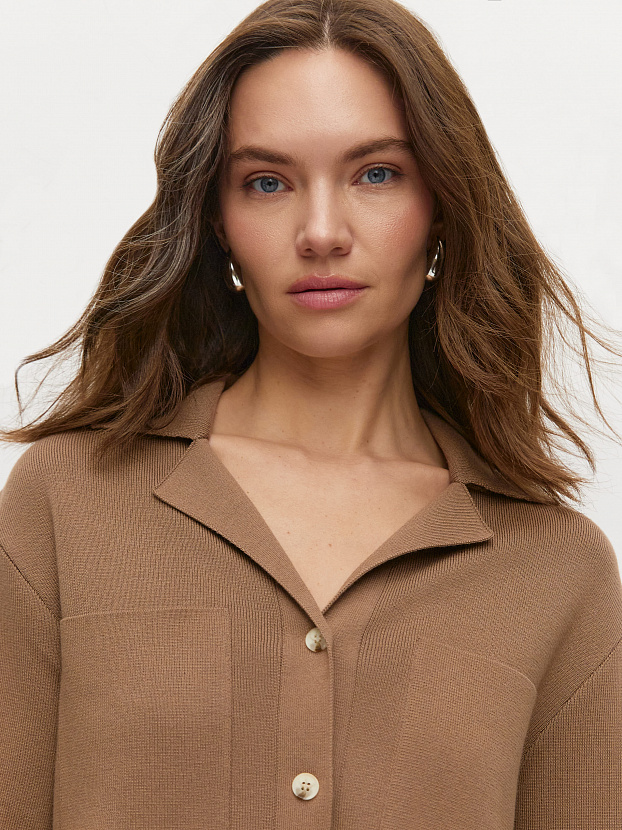 Фрида жакет трикотажный (какао, 44-46)